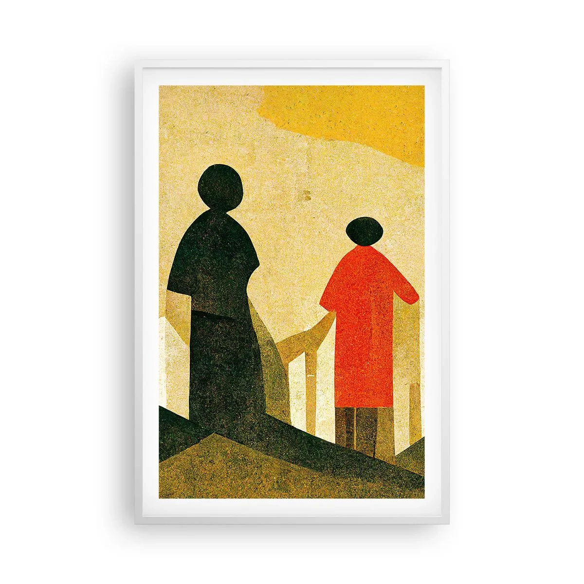 Poszter fekete keretben - Még messze van - 61x91 cm