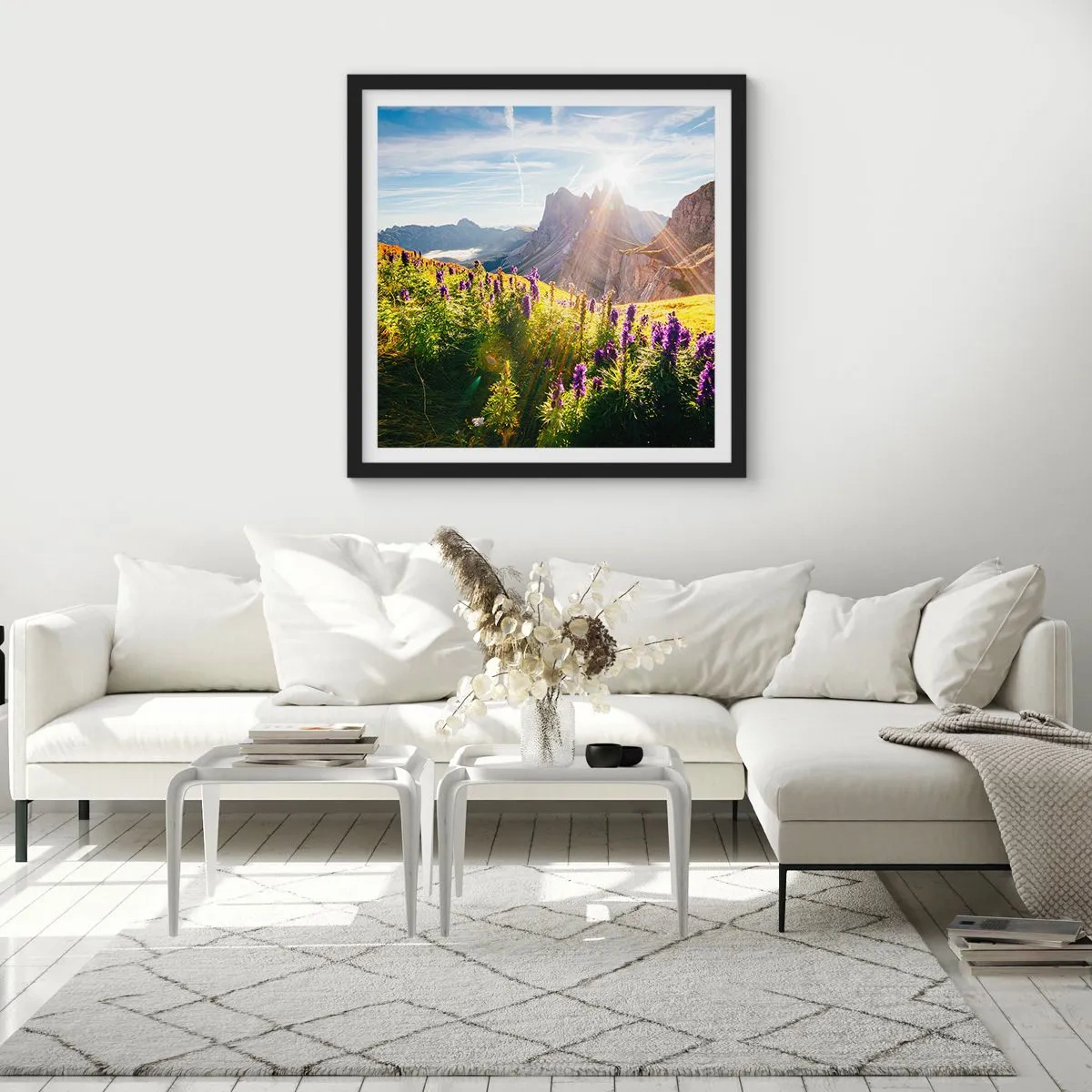 Poszter fehér keretben - A gyógynövények titkos élete - 60x60 cm