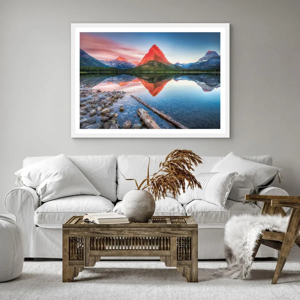 Poszter fekete keretben - Forróság és hideg - 100x70 cm