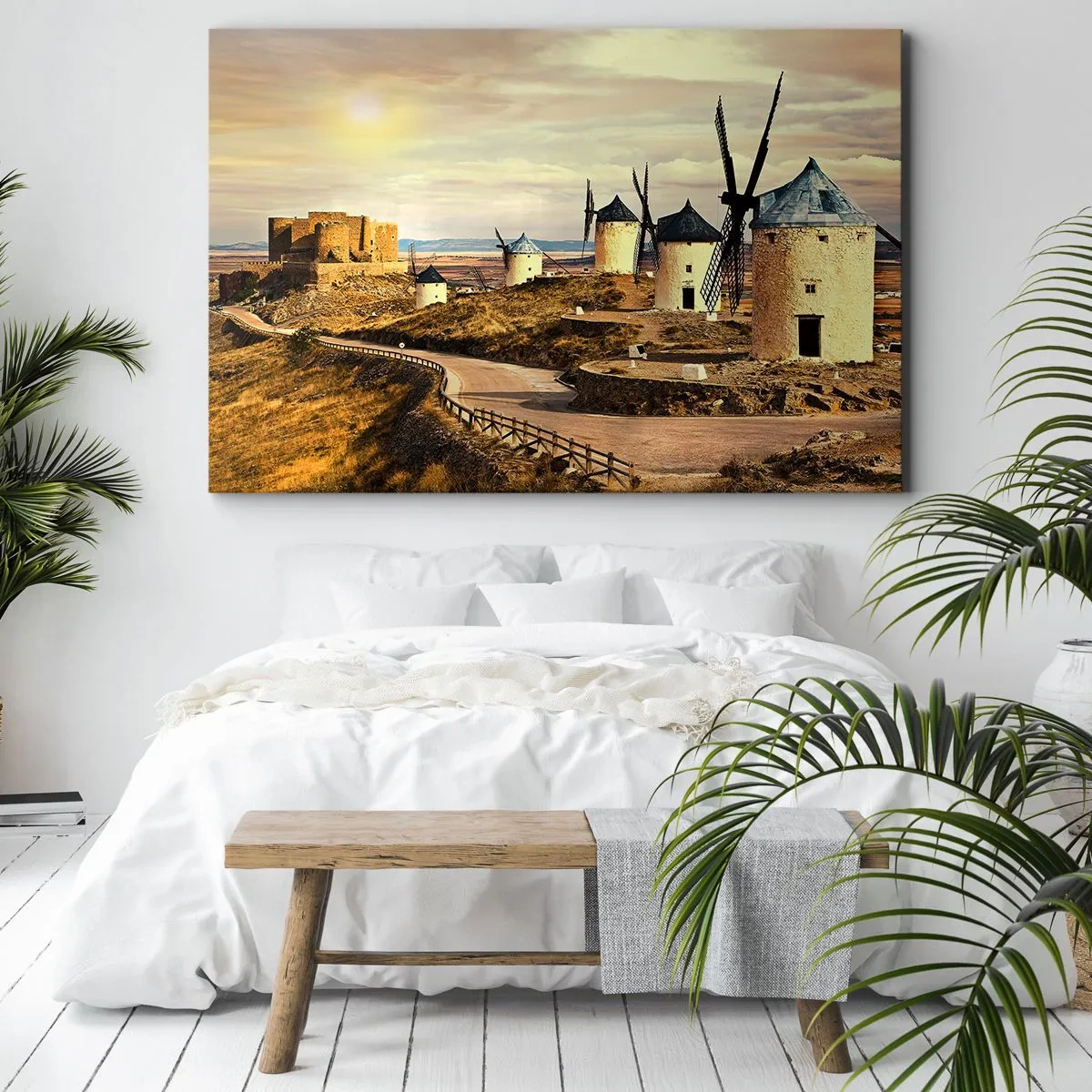 Vászonkép - Mindjárt megjelenik Don Quijote - 100x70 cm