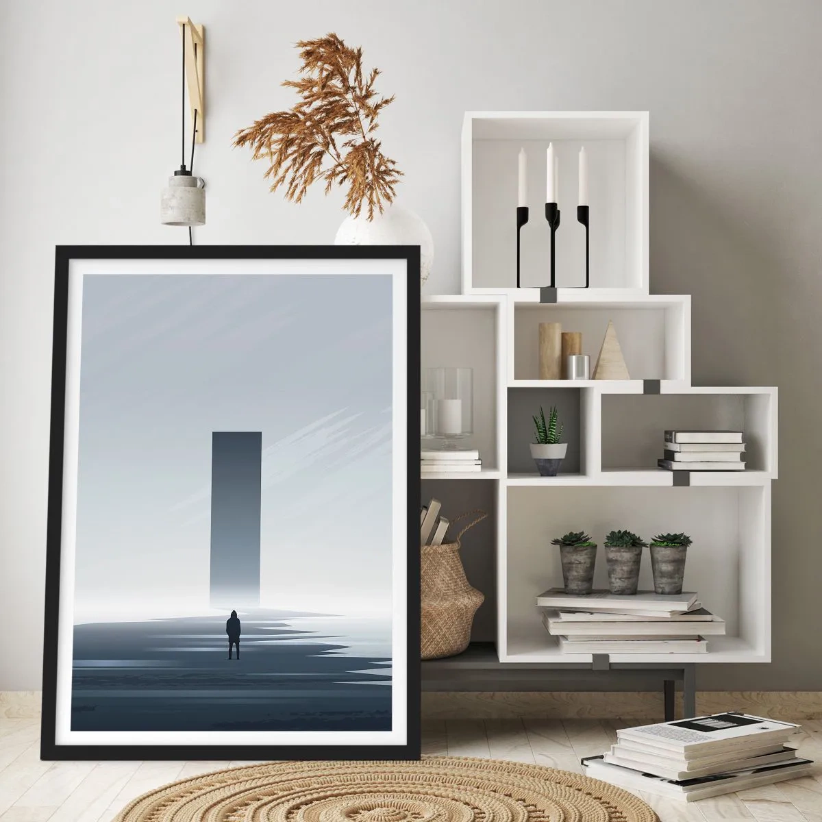 Poszter fehér keretben - Lehetőség vagy fenyegetés? - 70x100 cm