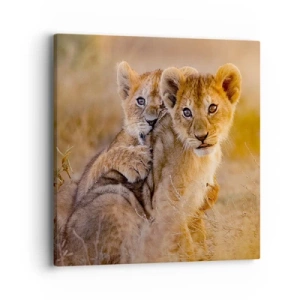 Vászonkép - Ne zavarni! Szórakozunk - 40x40 cm