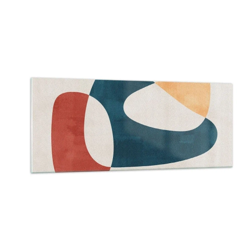 Üveg kép - Befolyások és metamorfózisok - 100x40 cm