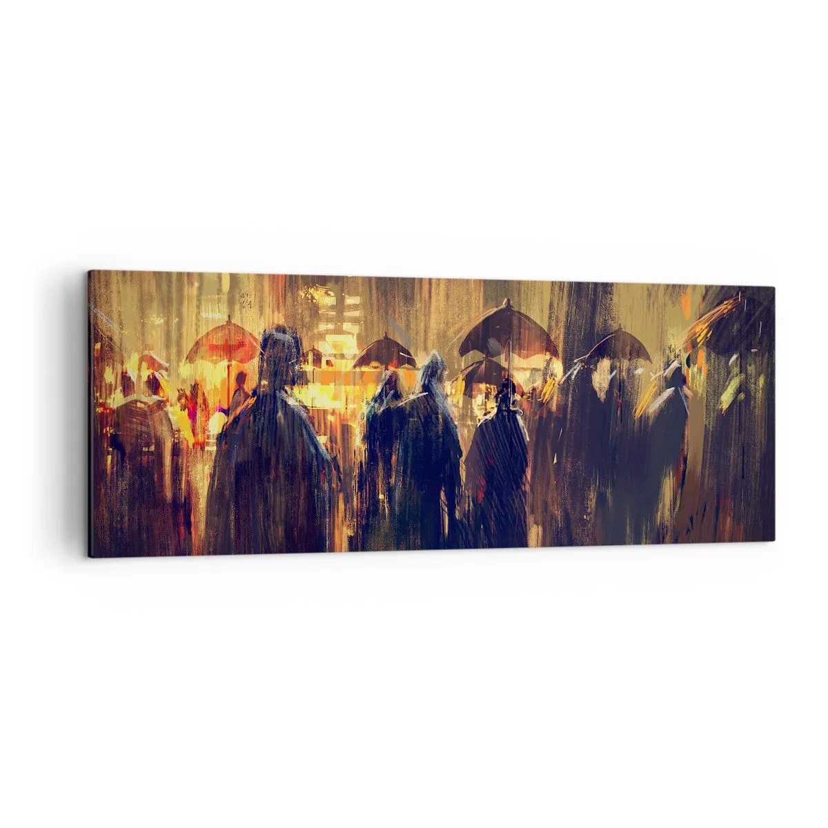 Vászonkép - Az eső imádói - 140x50 cm