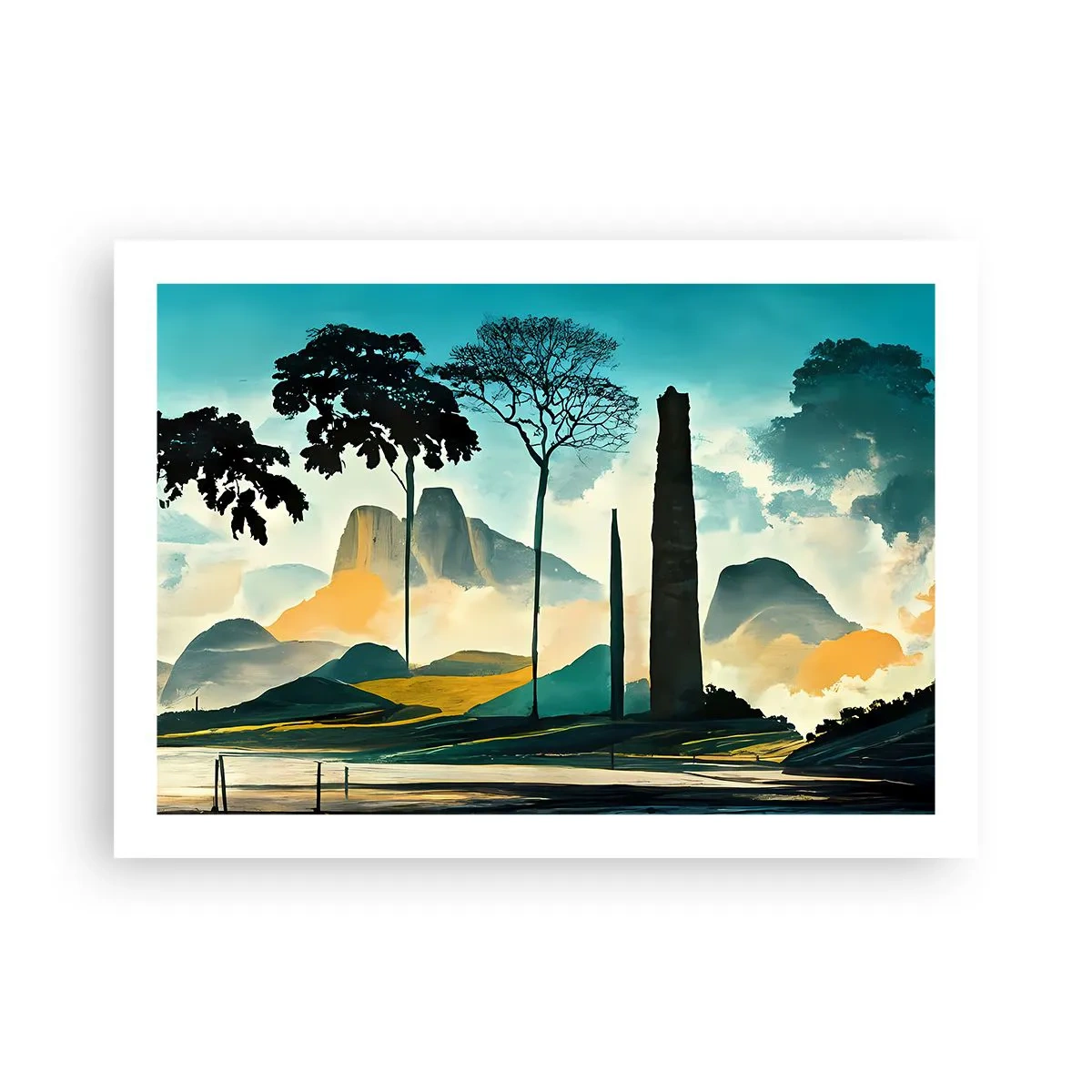 Poszter - Mindíg magasabbra és magasabbra - 70x50 cm