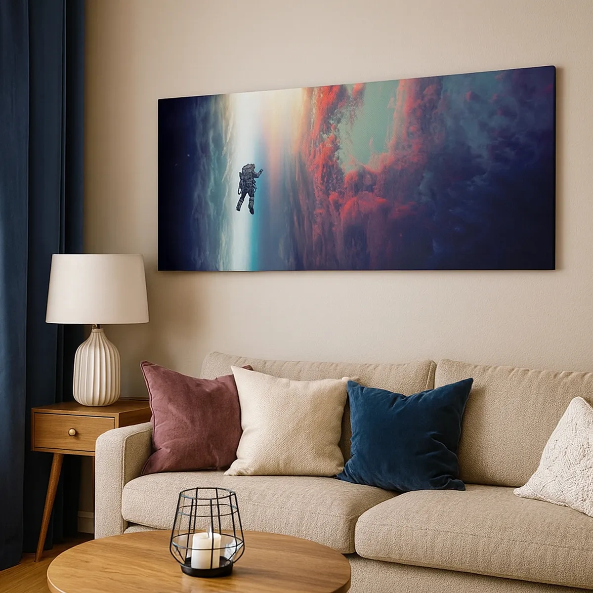 Vászonkép - Szembenézés az univerzummal - 30x30 cm