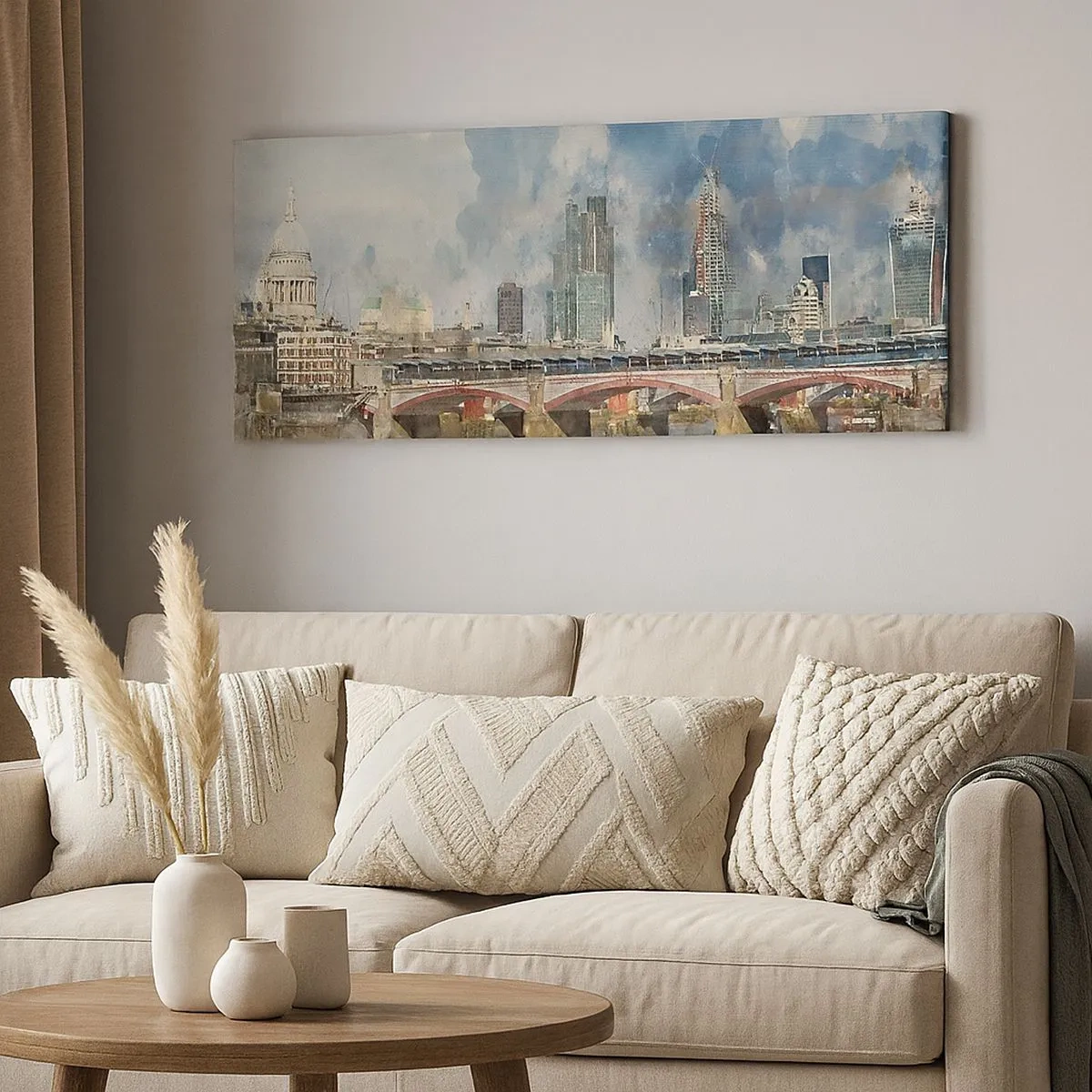 Vászonkép - London teljes pompájában - 100x40 cm