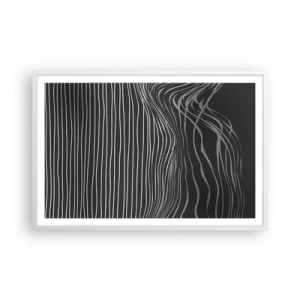 Poszter fekete keretben - Ritmus és akcentus - 91x61 cm
