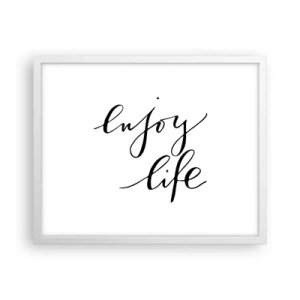 Poszter fekete keretben - Se több… - 50x40 cm