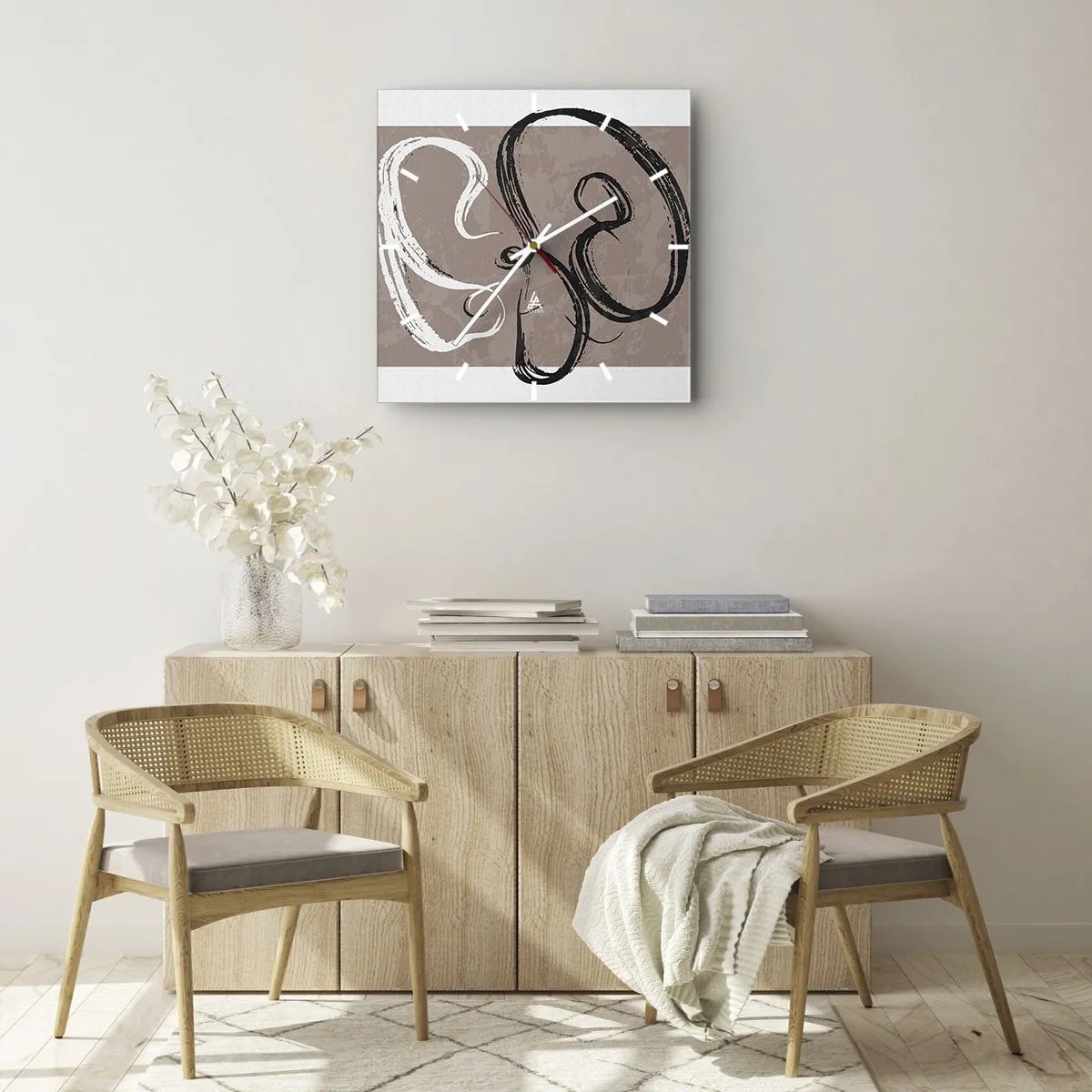 Falióra, Óra - Kompozíció - a teljesség keresése - 30x30 cm