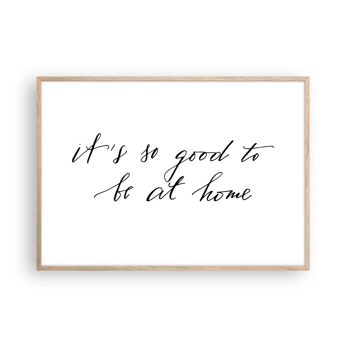 Poszter világos tölgy keretben - Teljes igazság - 100x70 cm