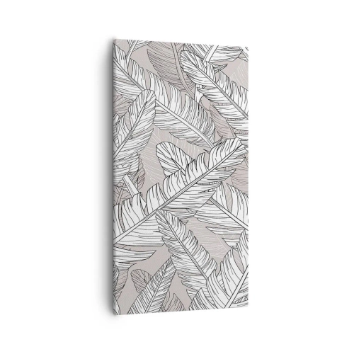 Vászonkép - Tollas kavarodás - 55x100 cm