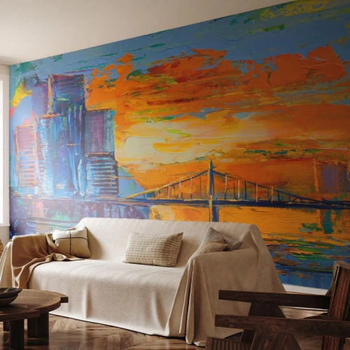 Fotótapéta Premium Sand - Kultúra és természet - Absztrakció, Város, Darab - 300x210 cm