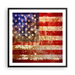 Poszter fehér keretben - A dicsőség nem múlik el - 60x60 cm