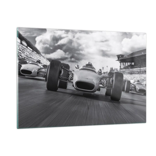 Üveg kép - Van erő! - 120x80 cm