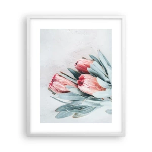 Poszter fekete keretben - Szégyellve saját szépségüket - 40x50 cm