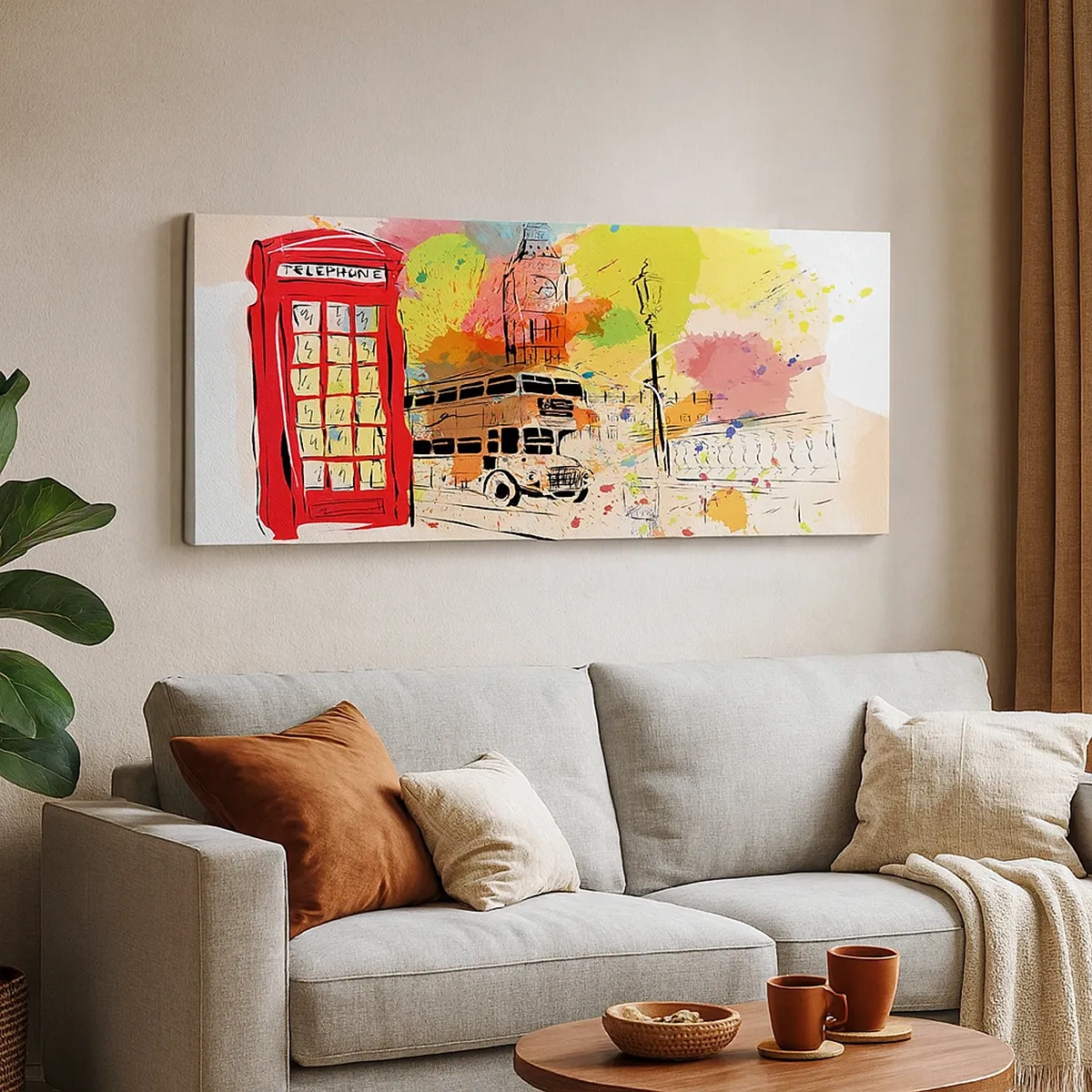 Vászonkép - A változatosság városa - 30x30 cm