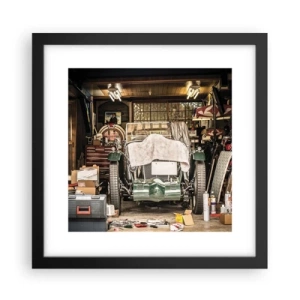 Poszter fehér keretben - Vissza a múltba - 30x30 cm