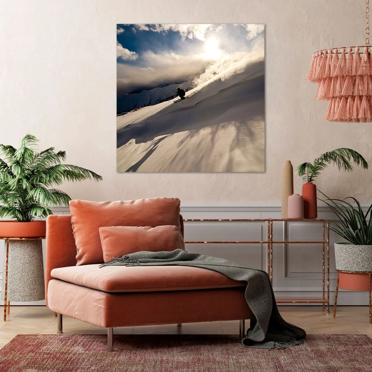 Vászonkép - Hegyi kihívás teljesítve - 60x60 cm