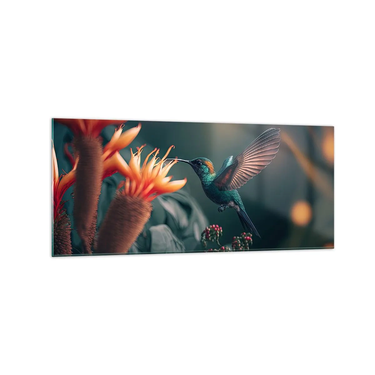 Üveg kép - Egy igazán színes élet - 120x50 cm