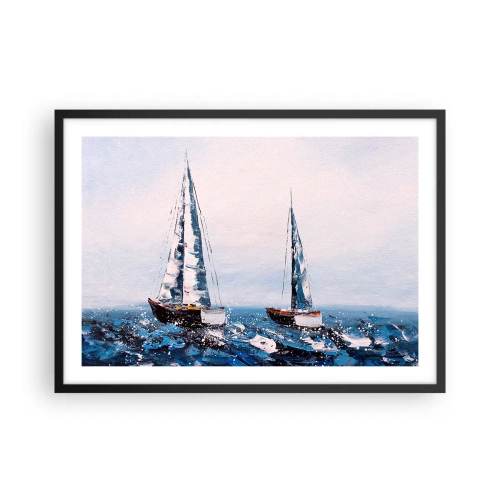 Poszter fehér keretben - A szél testvérisége - 70x50 cm