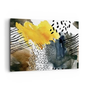 Vászonkép - Az elemek találkozása - 120x80 cm