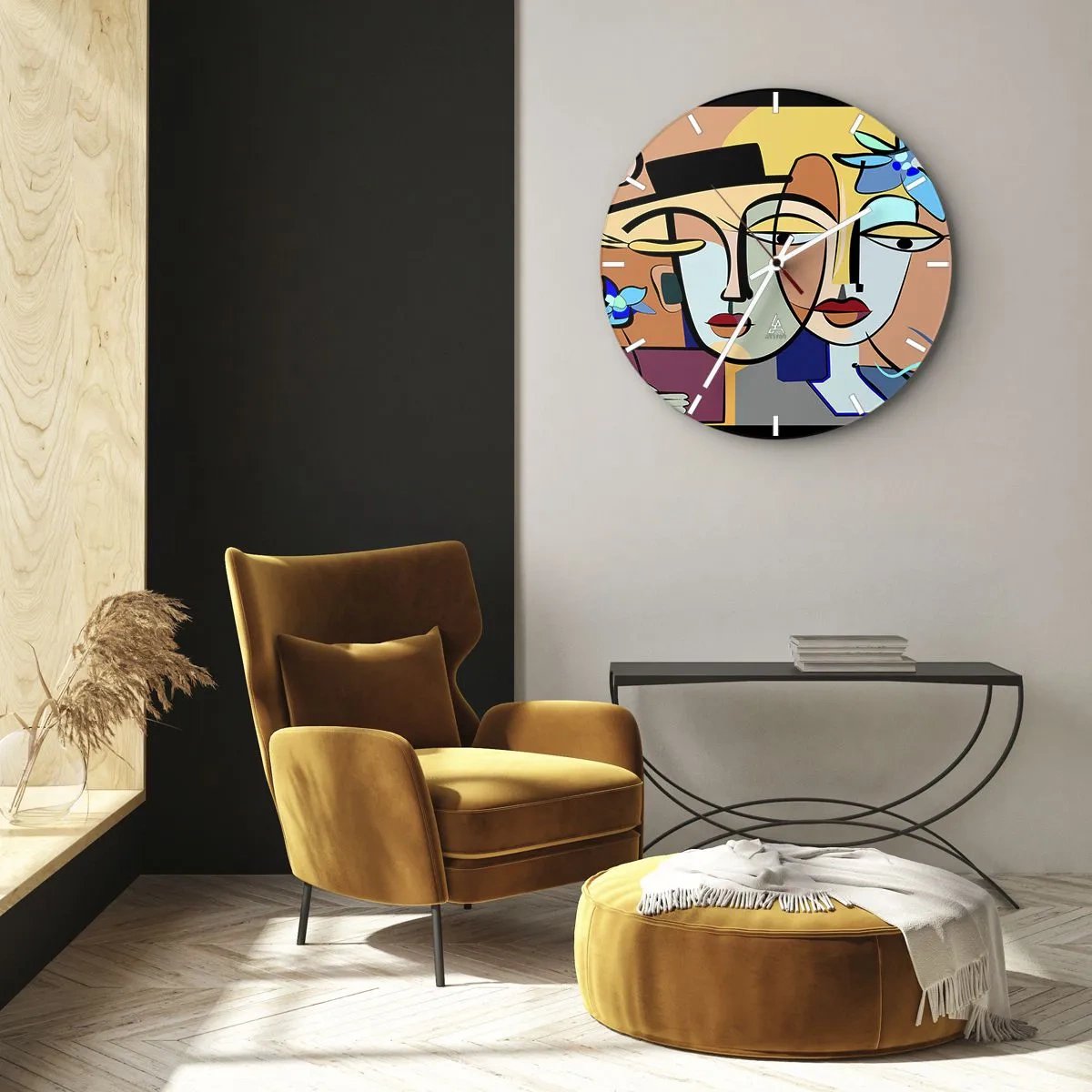 Falióra, Óra - Picasso randez vous - 40x40 cm