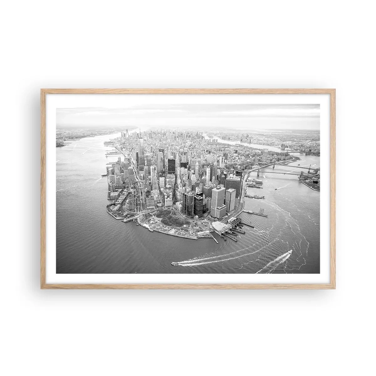 Poszter világos tölgy keretben - Hogy ne szeretném? - 91x61 cm