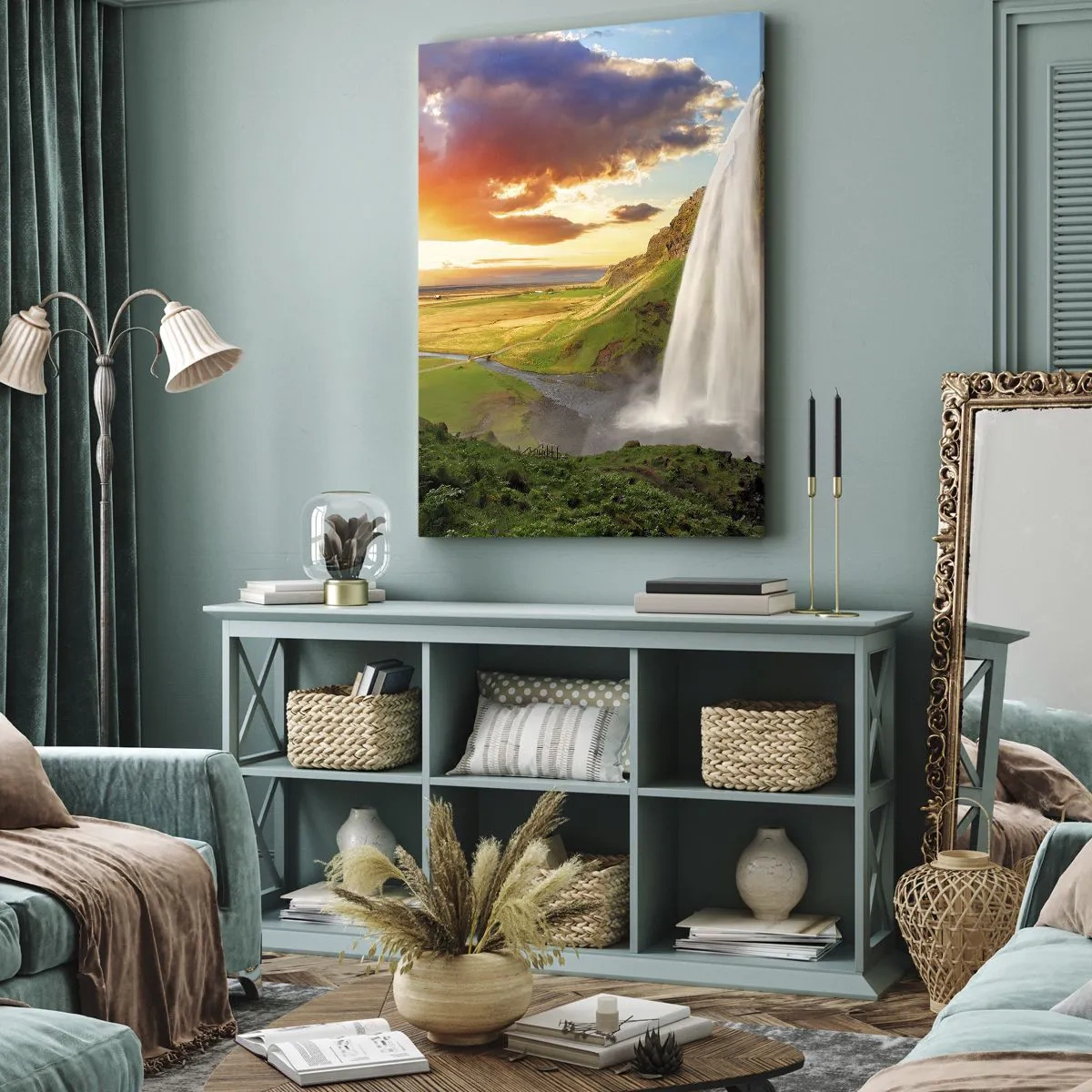 Vászonkép - Az izlandi nyár - 50x70 cm