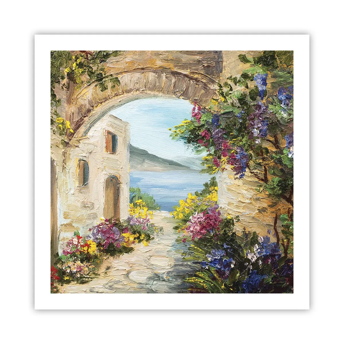Poszter - Egy tengerparti vidék varázsa - 60x60 cm