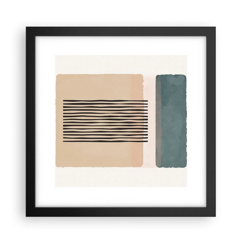 Poszter fehér keretben - Minden rendben - 30x30 cm