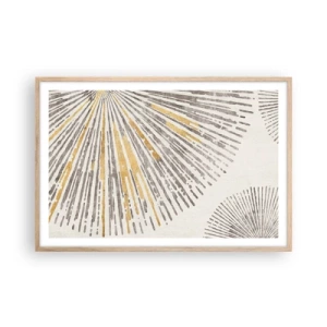 Poszter világos tölgy keretben - A sugár szépsége - 91x61 cm