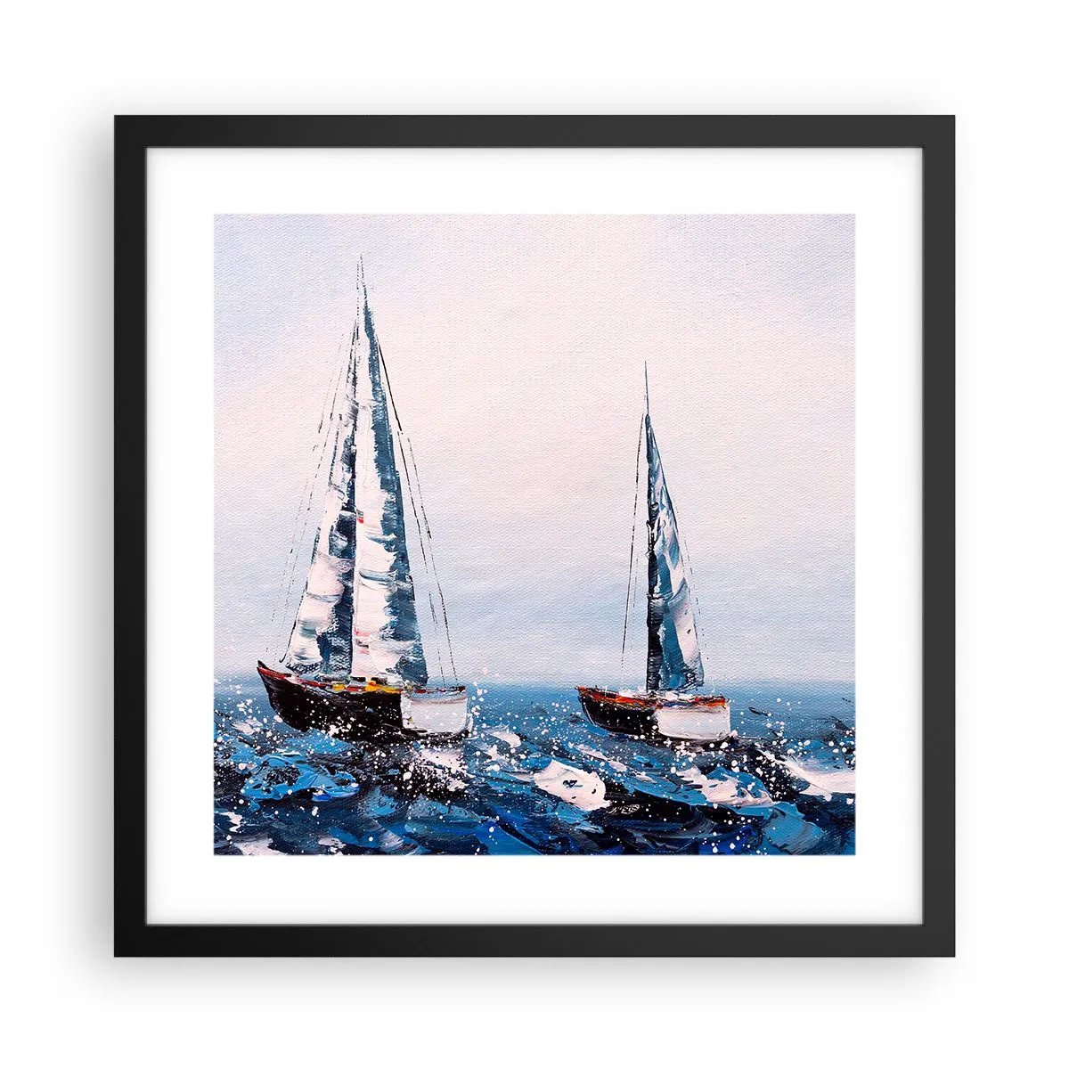 Poszter fehér keretben - A szél testvérisége - 40x40 cm