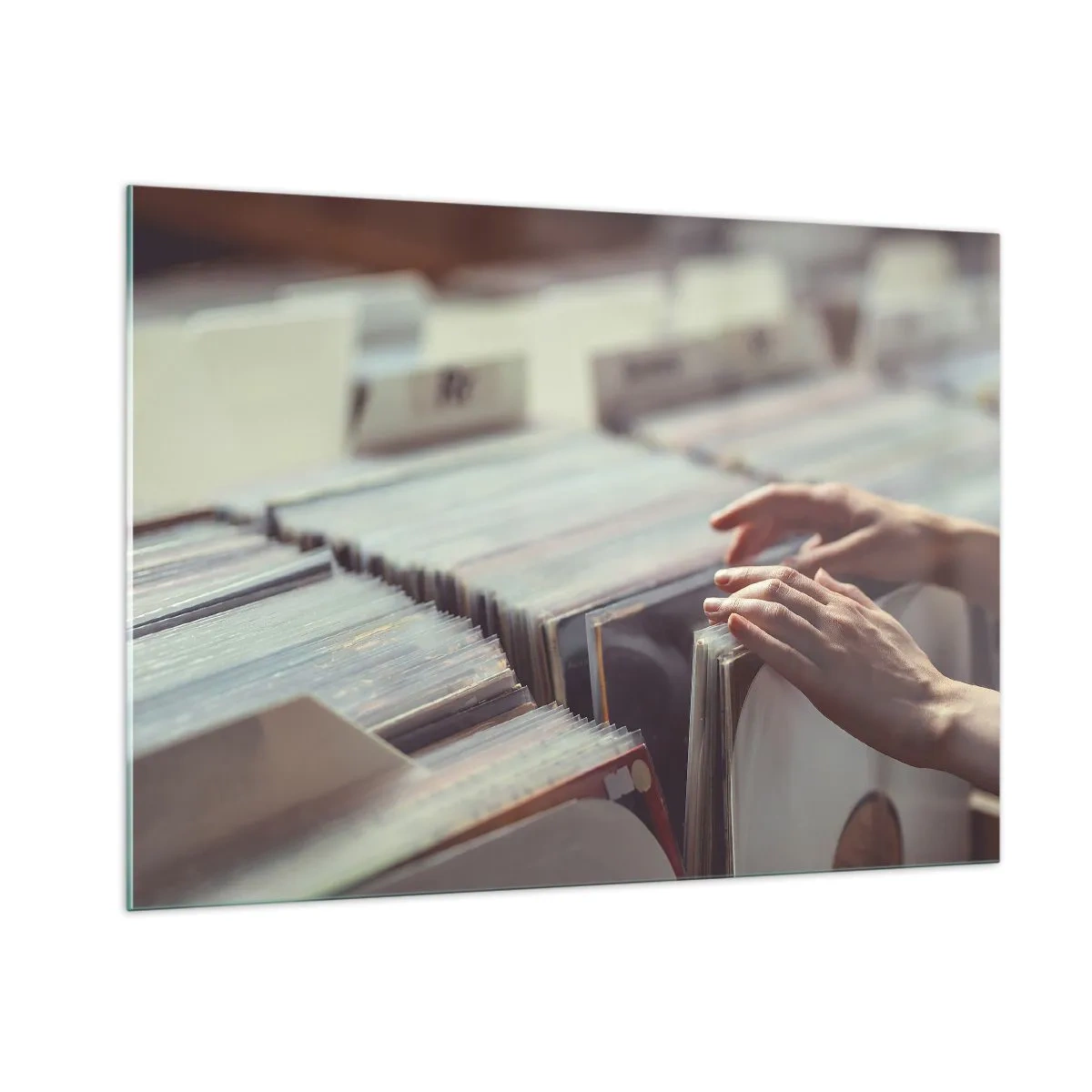 Üveg kép - Érzelmeket keresése - 100x70 cm