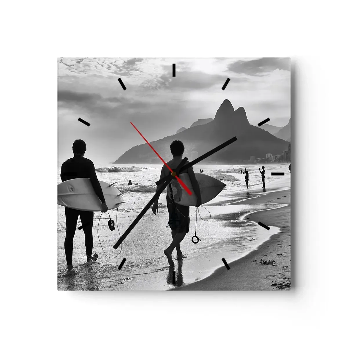 Falióra, Óra - Egyhullámú szamba - 40x40 cm