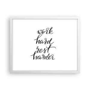 Poszter fekete keretben - Élet egyensúly - 50x40 cm