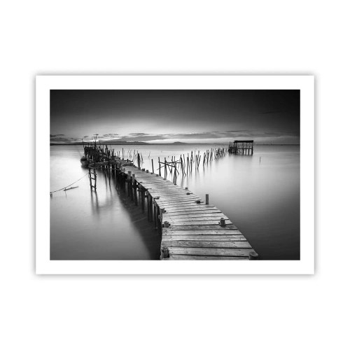 Poszter - Egy elfeledett part békéje - 70x50 cm