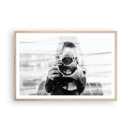 Poszter világos tölgy keretben - Alkotó meg ez eszköze - 91x61 cm