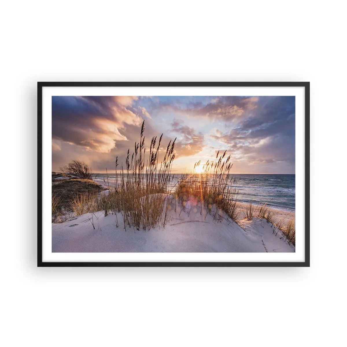 Poszter fehér keretben - Búcsú a naptól és a széltől - 91x61 cm