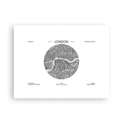 Poszter - London anatómiája - 40x30 cm