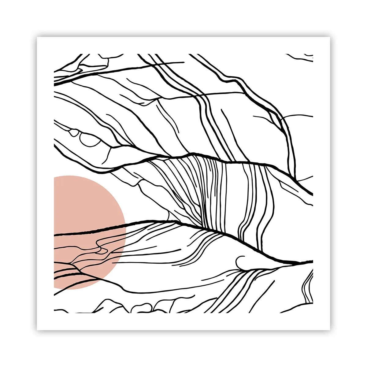 Poszter - Gallyak hálójában - 60x60 cm