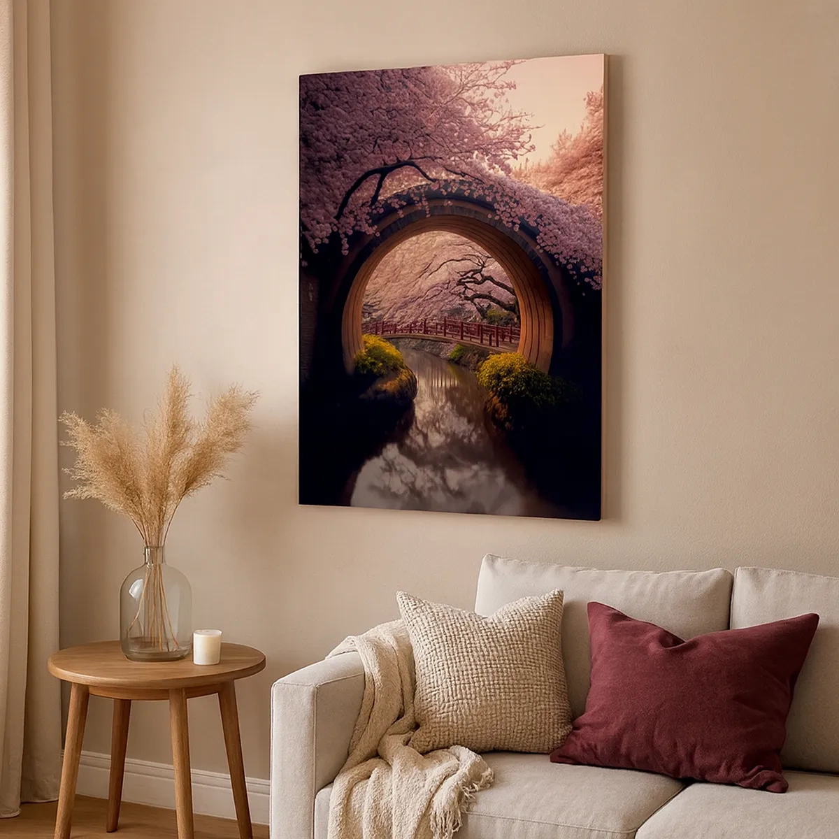 Vászonkép - Japán tavasz - 50x70 cm