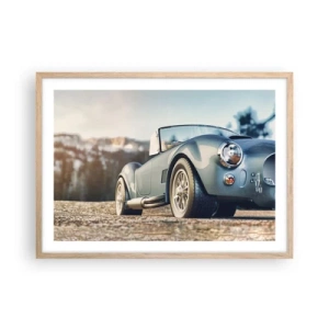 Poszter világos tölgy keretben - Mert a stílus számít - 70x50 cm