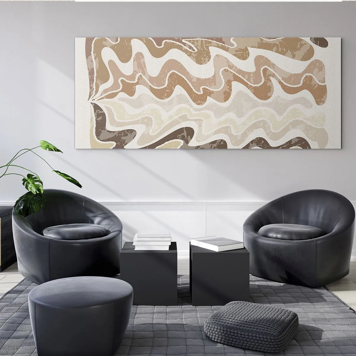 Üveg kép - Jó energia - jó érzelmek - 100x40 cm