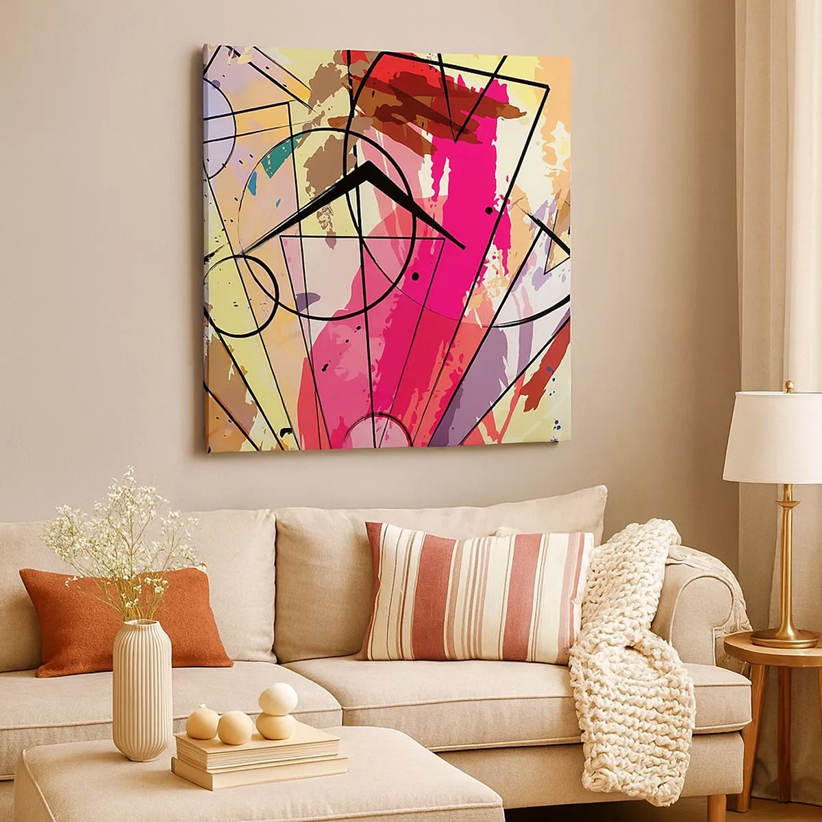 Vászonkép - Robbanás - 30x30 cm