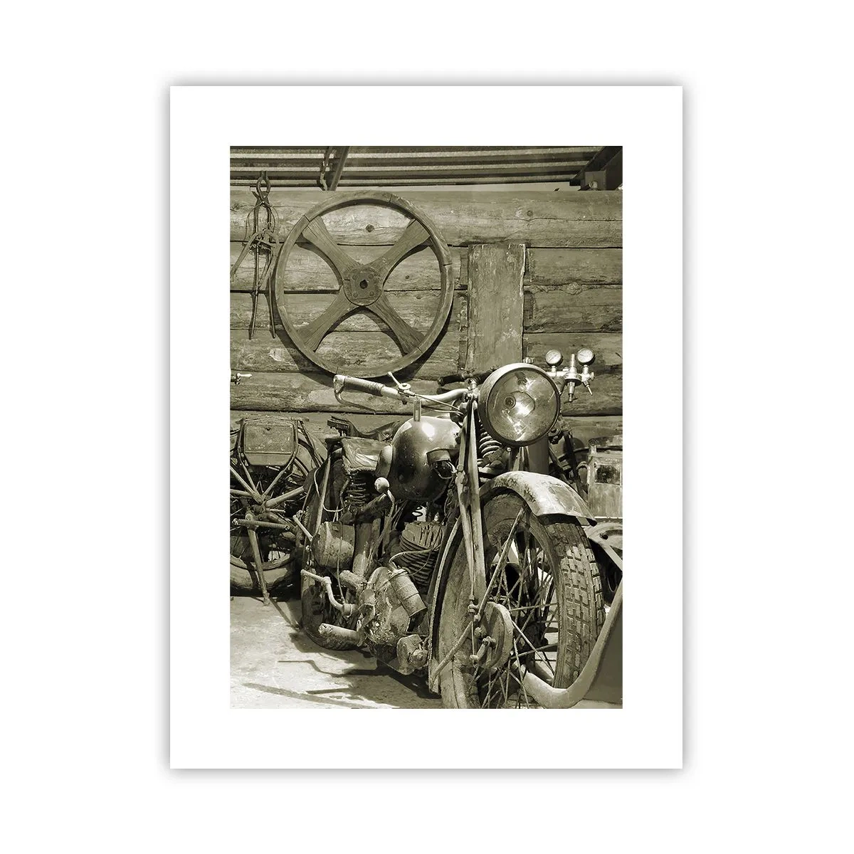 Poszter - Władek bácsi fészerében - 30x40 cm