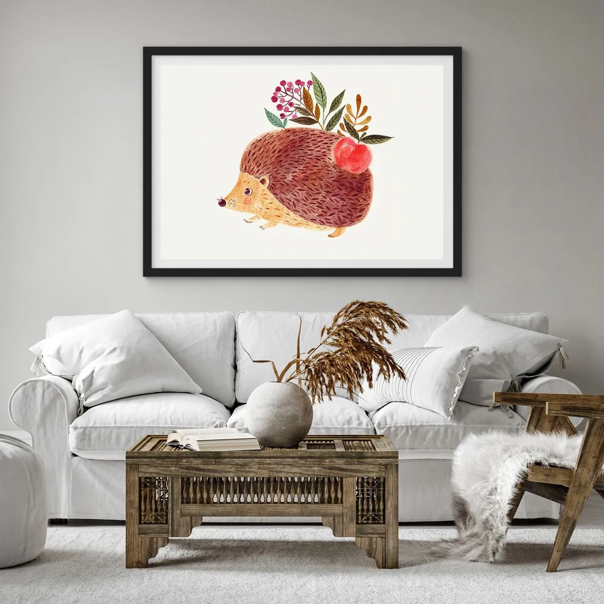 Poszter fehér keretben - És máris kedvelsz engem - 100x70 cm