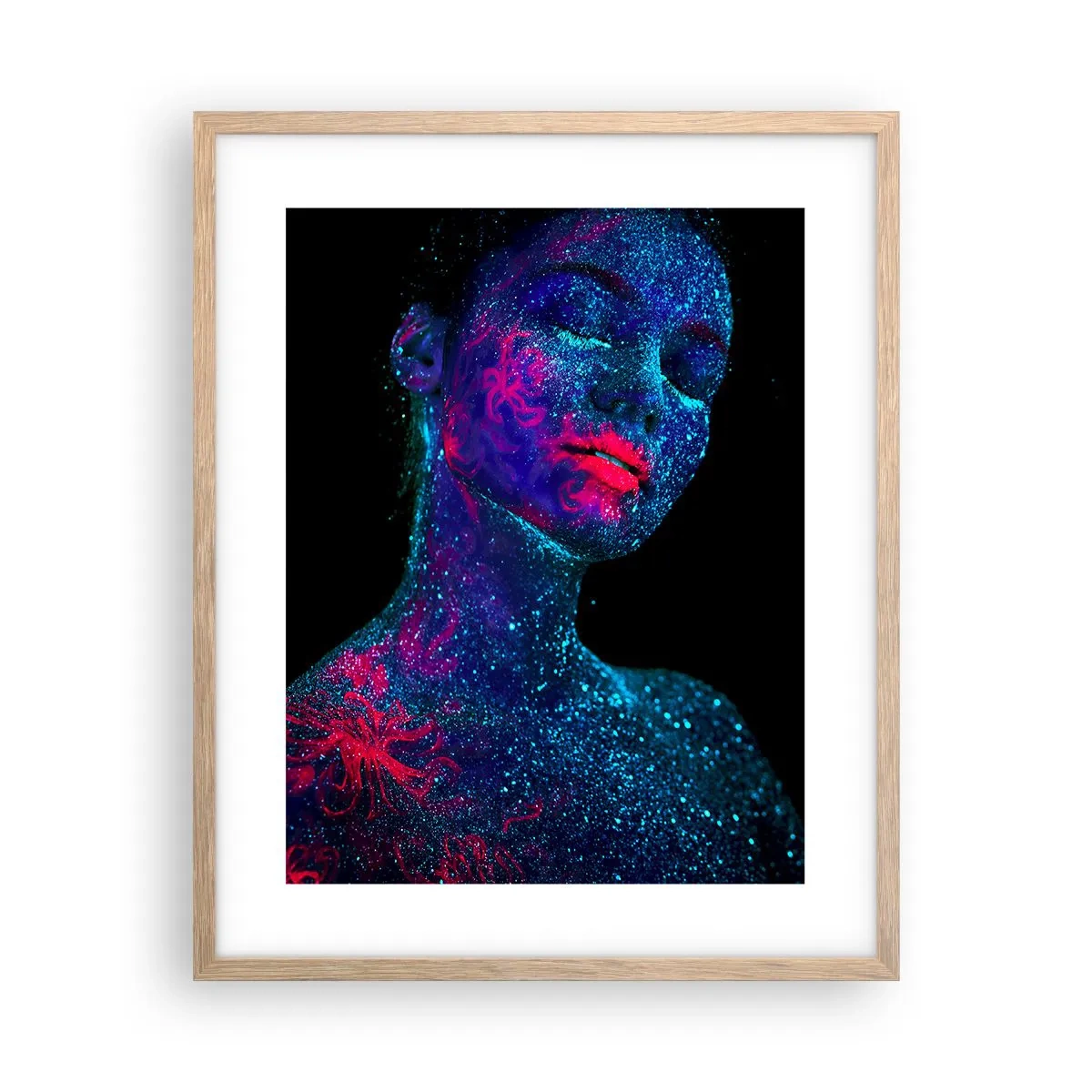 Poszter világos tölgy keretben - A csillagporban - 40x50 cm