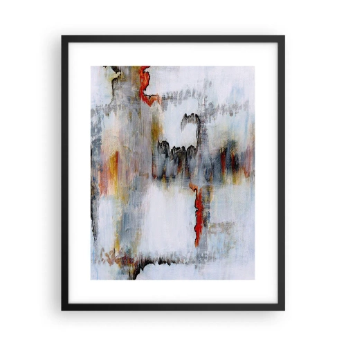 Poszter fehér keretben - Egy bottal a vízen - 40x50 cm