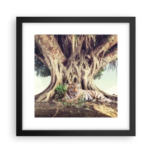 Poszter fehér keretben - Kilátás a Genezis könyvéből - 30x30 cm